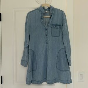 Lou & Grey - denim tunic dress - size Small